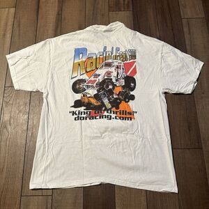 Vintage 2001 Sprint Car T Shirt Men's Size 3XL Midget Car Dirt‎ Track D.O. King